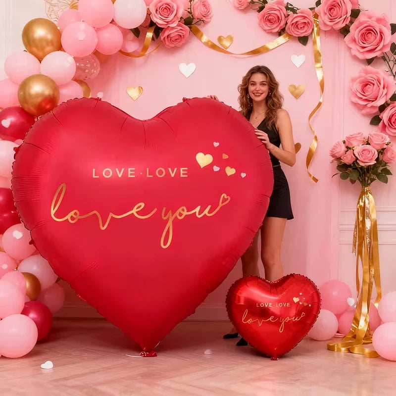 Ballon Géant "I Love You" 160cm pour accompagner votre décoration.